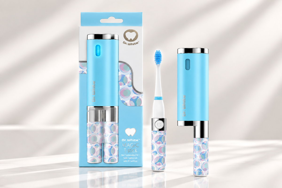 MAGIC T-stick Sonic Toothbrush with UV Sanitizer (Baby Blue)