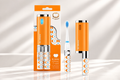 MAGIC T-stick Sonic Toothbrush with UV Sanitizer (Hippie Orange)