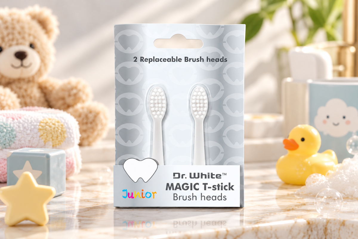 Junior Replaceable Brush Head For Sonic Toothbrush 2pcs