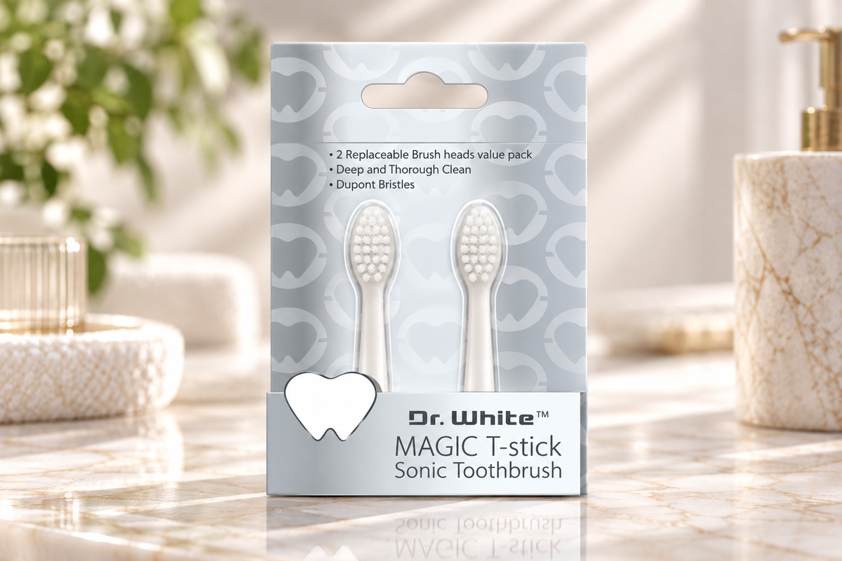 Replaceable Brush Head For Sonic Toothbrush 2pcs