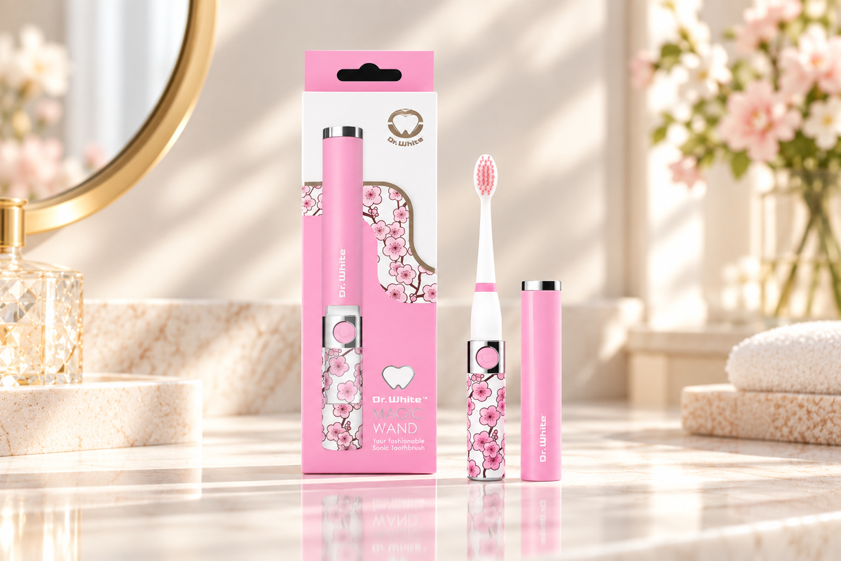 MAGIC Wand Sonic Toothbrush (Cherry Blossom)