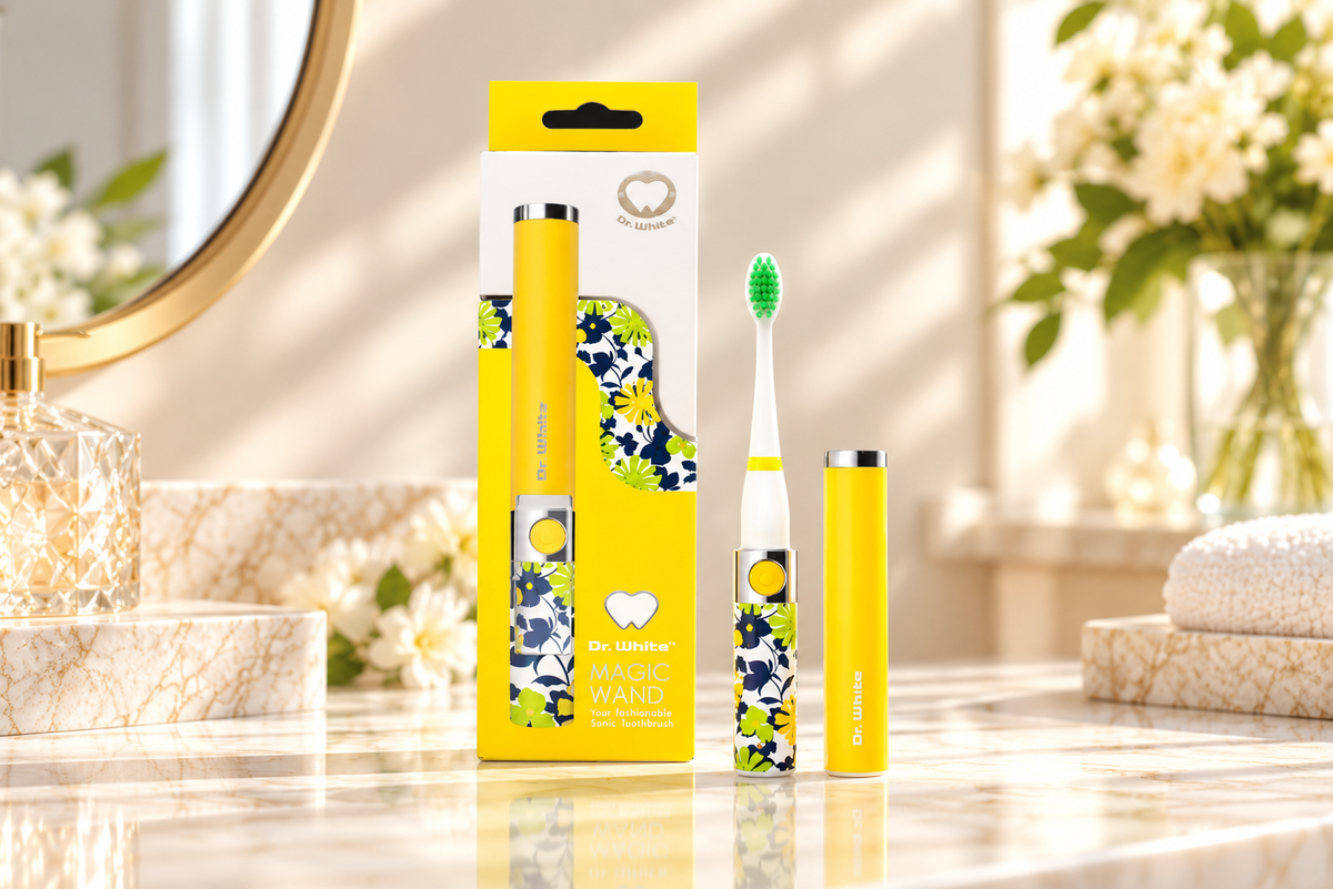 MAGIC Wand Sonic Toothbrush (Daisy Yellow)