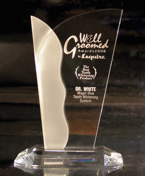 Awarded The Best Home-use Teeth Whitening Product by Esquire Magazine 2008