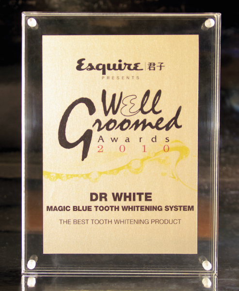 Awarded The Best Home-use Teeth Whitening Product by Esquire Magazine 2010